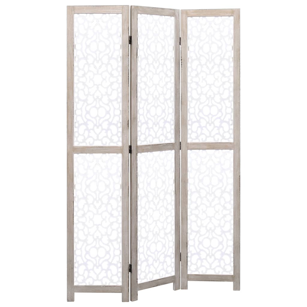 vidaXL Room Divider Folding Privacy Screen for Room Separation Solid Wood-5